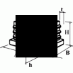 Krytka pre stĺpik | 100 × 100 mm | čierna