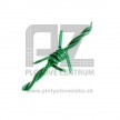 Ostnatý drôt PRIMA poplastovaný | zelená RAL 6005 | drôt 2,0 mm | zvitok 50 m