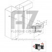 Kompaktný pánt LOCINOX PUMA 180° | pre bránky do 60 kg