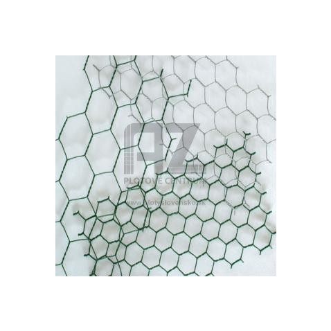 Králičie šesťhranné pletivo poplastované | zelené | oko 20 × 20 mm | drôt 0,9 mm