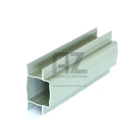 Stabilizačný držiak pre podhrabové dosky so zámkom | plastový | pre stĺpik s profilom 60 × 60 mm