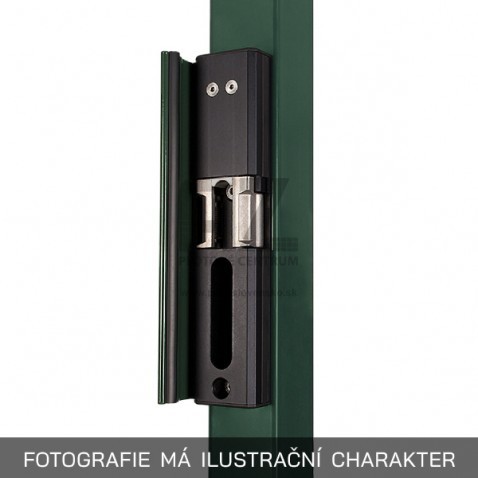 Elektrický doraz zámku - protikus LOCINOX MODULEC | pre hranatý profil 40-60 mm | zelená RAL 6005