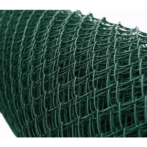 Pletivo PRIMA STRONG poplastované 1500 mm | zelená RAL 6005 | bez zapleteného napínacieho drôtu | oko 55 × 55 mm | drôt 3,0 mm