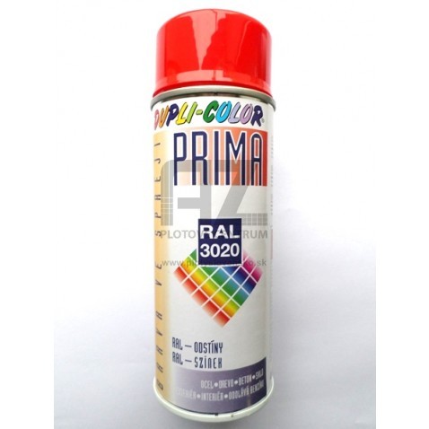 Univerzálny korekčný sprej PRIMA | RAL 3020 dopravná červená - lesklá | 400 ml