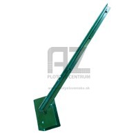 Jednostranný bavolet  | 60 x 40 mm | ZN+PVC | zelená RAL 6005
