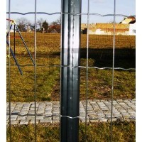 Stĺpik CLIP 3000 mm | ⌀ 48 mm | Zn+PVC | antracit