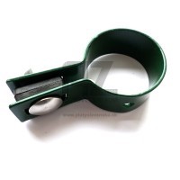 Objímka koncová | ⌀ 48 mm | Zn+PVC | zelená