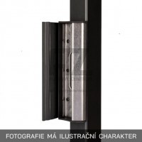 Doraz zámku SAKL | profil 40-60 mm | čierny