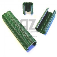Svorky PRIMA pre montáž pletiva | Zn+PVC | zelené | 200 ks