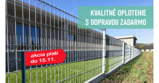 KVALITNÉ OPLOTENIE TERAZ S AKČNOU DOPRAVOU ZADARMO! DO 15. NOVEMBRA