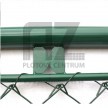 Jednokrídlová bránka PRIMA poplastovaná 1000/2000 mm | zelená RAL 6005 | výplň štvorhranné pletivo | oko 55 × 55 mm | drôt 2,7 mm