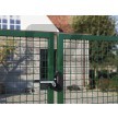 Dvojkrídlová brána FORTINET poplastovaná 4000/1450 mm | zelená | výplň zváraná sieť Fortinet Super | oko 50 × 50 mm