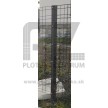 Plotový stĺpik BRAVO 2D GABION poplastovaný 1500 mm | obdĺžnikový profil 120 × 40 mm | antracit