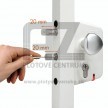 Elektrický zámok LOCINOX LEKQ U4 s funkciou FAIL OPEN | pre hranatý profil 40-60 mm | antracitová šedá RAL 7016