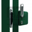 Priemyselný zámok pre posuvnú bránu LOCINOX LSKZ U2 | pre hranatý profil 60 mm | antracitová šedá RAL 7016