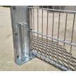 Pätka pre ohýbané stĺpiky GABION Zn