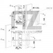 Kapsa LOCINOX O-SET pre montáž dorazu SSKZ pre posuvné brány | pre plochý profil do 20 mm