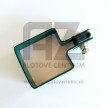 Objímka koncová | 60 × 60 mm | Zn + PVC | zelená