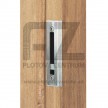 Kovový doraz zámku do dreva LOCINOX SHKW pre zámok H-METAL | pre hranatý profil 40-60 mm