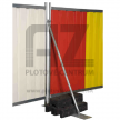 Plastbetónový podstavec pre mobilné panely | 680 × 250 mm