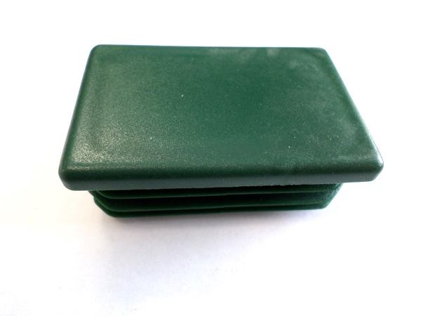 Krytka pre stĺpik | obdĺžnikový profil 60 × 40 mm | zelená