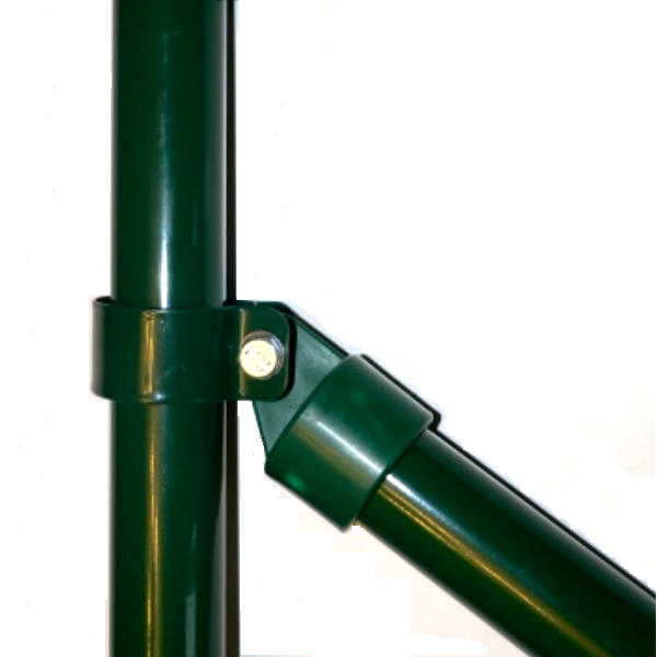 Plotová tenisová vzpera poplastovaná 4750 mm | okrúhly profil Ø 48 mm | zelená RAL 6005