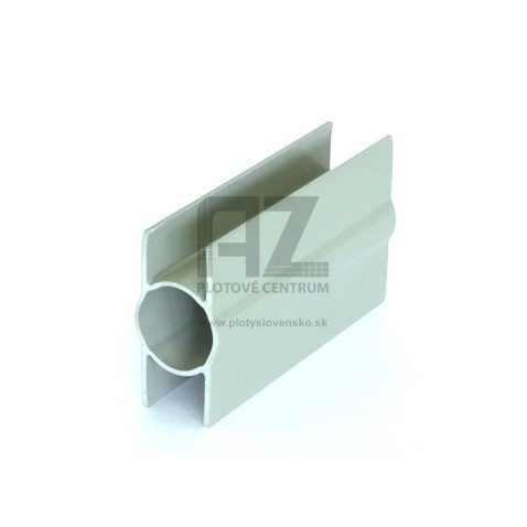 Stabilizačný držiak podhrabovej dosky bez zámku 200 mm | plastový | priebežný | pre stĺpik okrúhleho profilu Ø 48 mm