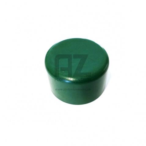Plastový klobúčik na stĺpik | okrúhly profil Ø 48 mm | zelený