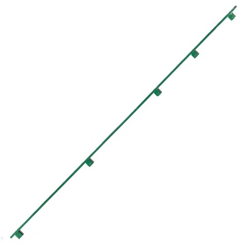 Univerzálny ukončovací rámček k fasáde a bránke 1000–1500 mm | ZN + PVC RAL 6005 Zelená