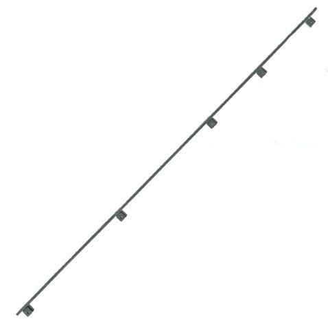 Univerzálny ukončovací rámček k fasáde a bránke 1000–1500 mm | ZN + PVC RAL 7016 Antracit