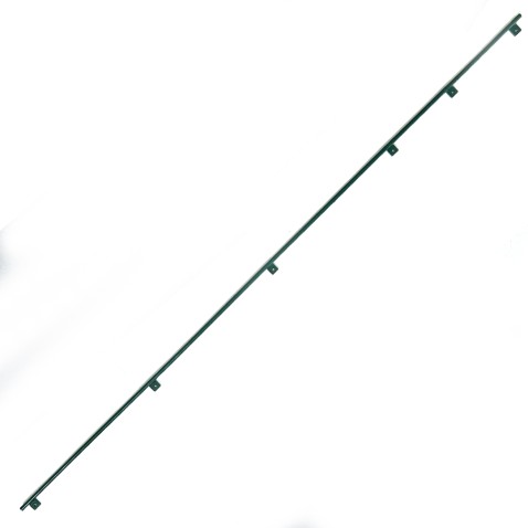 Univerzálny ukončovací rámček k fasáde a bránke 1600–2000 mm | ZN + PVC RAL 6005 Zelená