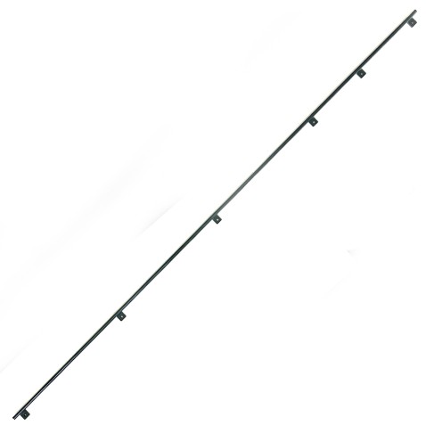 Univerzálny ukončovací rámček k fasáde a bránke 1600–2000 mm | ZN + PVC RAL 7016 Antracit