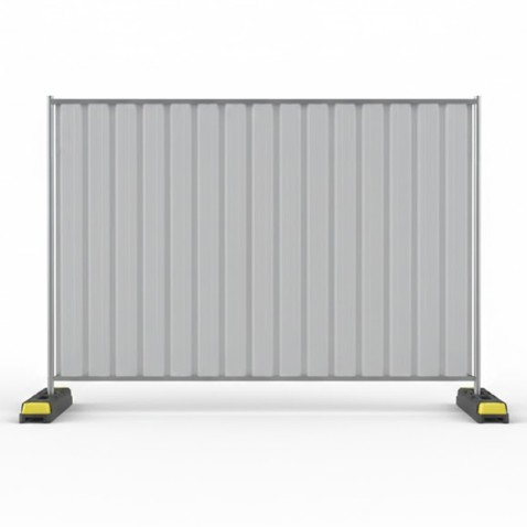 Mobilný plotový panel B2 pozinkovaný | 2300 × 2000 mm | plechová výplň