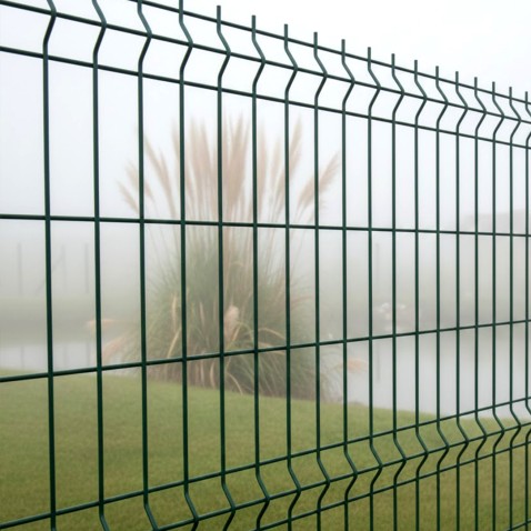 Zváraný plotový panel BRAVO 3D poplastovaný 1730 mm s vodorovným prelisom | antracitová šedá RAL 7016 | oko 50 × 200 mm | drôt 5,0 mm