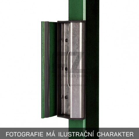 Doraz zámku LOCINOX SAKL | pre hranatý profil 40-60 mm | zelená RAL 6005