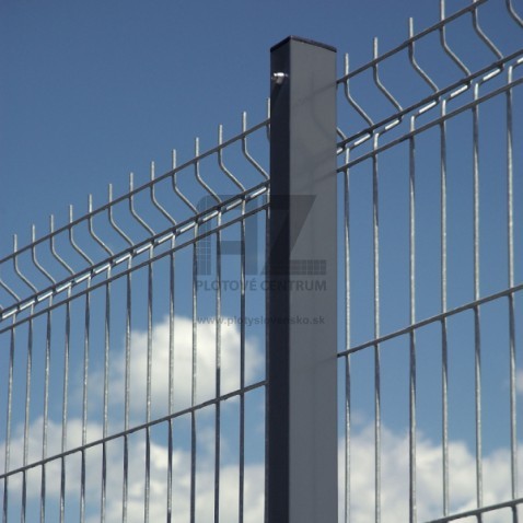 Plotový stĺpik BRAVO poplastovaný 1500 mm bez predvŕtaných otvorov | štvorcový profil 60 × 60 mm | antracitová šedá RAL 7016