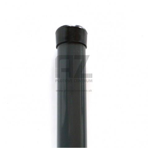 Plotový stĺpik PRIMA poplastovaný 2100 mm | okrúhly profil Ø 38 mm | antracitová šedá RAL 7016