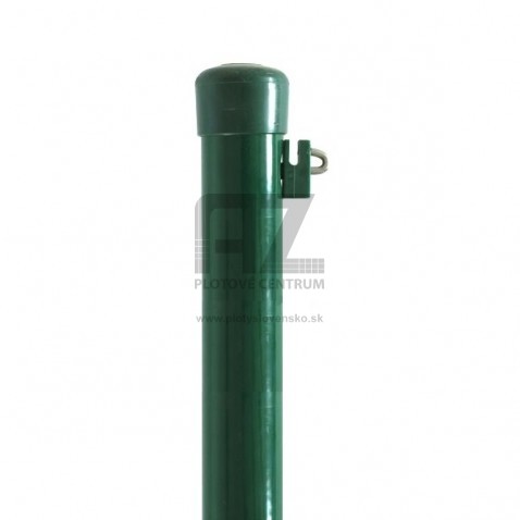 Plotový stĺpik PRIMA poplastovaný 2000 mm | okrúhly profil Ø 38 mm | zelená RAL 6005