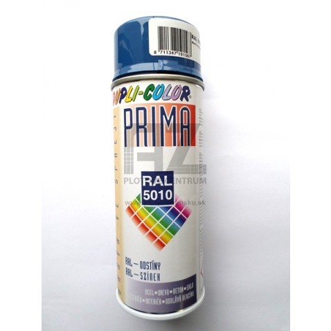 Univerzálny korekčný sprej PRIMA | RAL 5010 enziánová modrá - lesklá | 400 ml