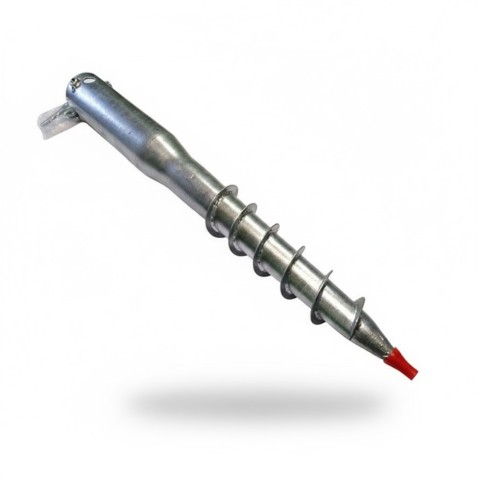 Zemný vrut HOBBY pre montáž okrúhlych stĺpikov Ø 38 mm bez betónovania | pozinkovaný | dĺžka 650 mm | Ø 68 mm