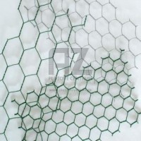 Králičie šesťhranné pletivo | Zn+PVC | zelené | 20 × 20 / 0,9 mm