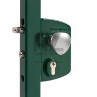 Elektrický zámok LEKQ U4 s funkciou FAIL OPEN | profil 30 mm | zelený
