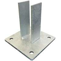 Pätka stĺpika na podmurovku | 60 × 60 mm | Zn