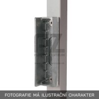Plastový doraz zámku SMKL | profil od 40 mm | šedý