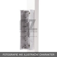 Plastový doraz zámku SMKL | profil od 40 mm | biely